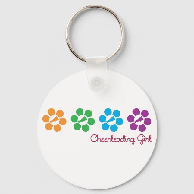 Bayflower Cheerleading Key Ring (Front)