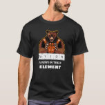 Baylor Always In Their Element Science Basketball  T-Shirt<br><div class="desc">Baylor Always In Their Element Science Basketball Bear</div>