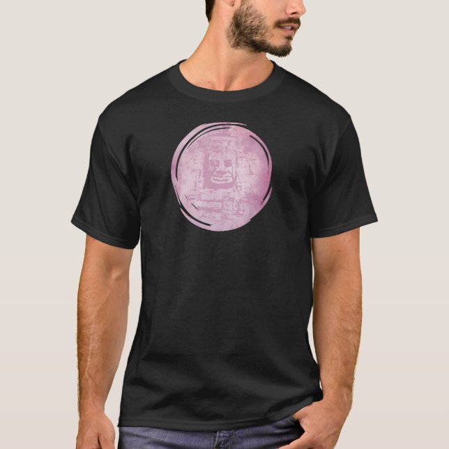 Bayon Face Pink T-Shirt (Front)