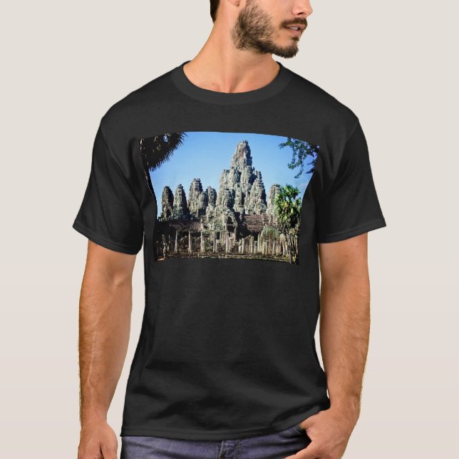 Bayon Temple in Angkor, Cambodia T-Shirt (Front)