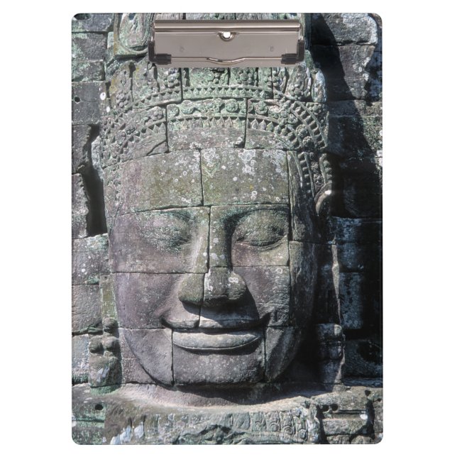 Bayon Temple in Angkor Wat - Cambodia Clipboard (Front)
