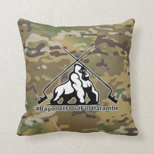 Bayonets out for Harambe Pillow