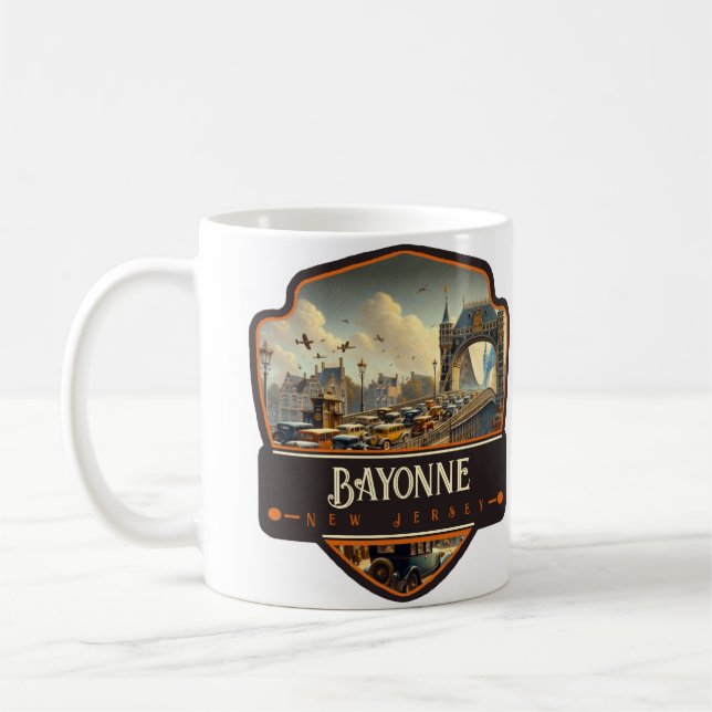 Bayonne, New Jersey | Vintage Coffee Mug (Left)