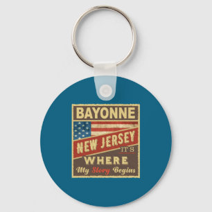 Bayonne Nj Its Where My Story Begins _1  Key Ring