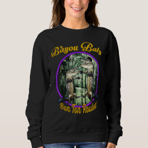 Bayou Baby Swamp Gator New Orleans Louisiana Cajun Sweatshirt