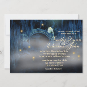 Bayou Bliss Blonde Wedding Invitation