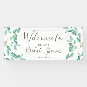 Bayou Botanicals Bridal Shower Welcoming Banner
