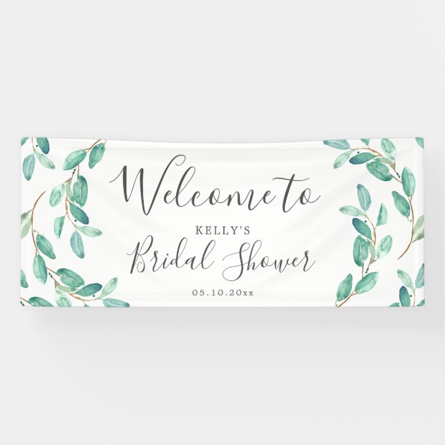 Bayou Botanicals | Bridal Shower Welcoming Banner (Horizontal)