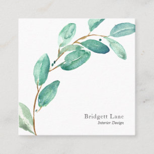 Bayou Botanicals   Sage Square Business Card
