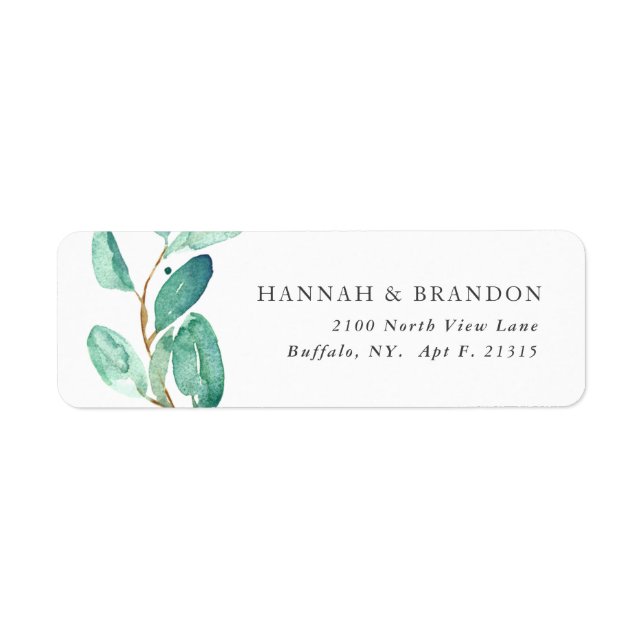 Bayou Botanicals | White Return Address (Front)