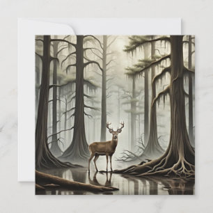 Bayou Deer Holiday Card
