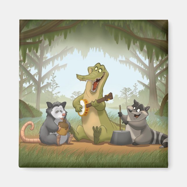 Bayou Jug Band Magnet (Front)