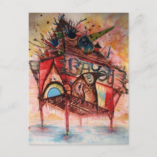 Bayou Postcard (Front)