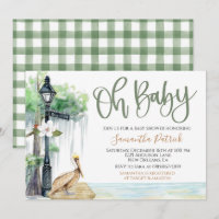 Bayou Swamp Baby Shower Invitation