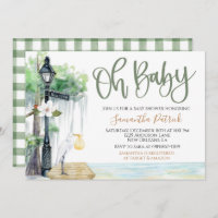 Bayou Swamp Baby Shower Invitation