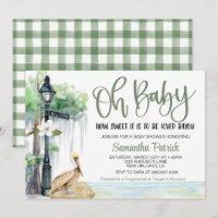 Bayou Swamp Baby Shower Invitation
