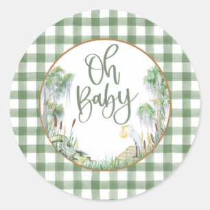 Bayou Swamp Baby Shower Sticker