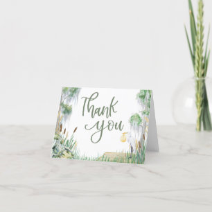 Bayou Swamp Southern Baby Shower Thank You Card