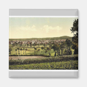 Bayreuth, general view, Bavaria, Germany vintage Magnet