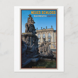 Bayreuth - Neues Schloss Postcard