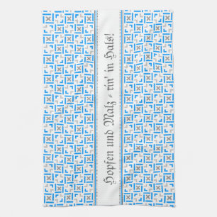 Bayrische Muster Tea Towel