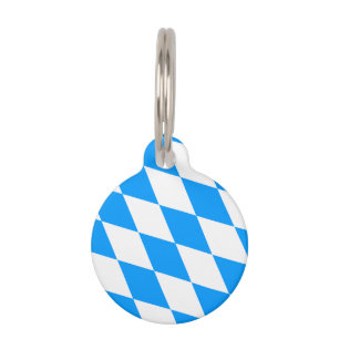 Bayrische Rauten Pet Tag