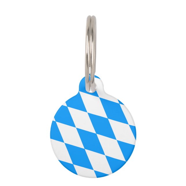 Bayrische Rauten Pet Tag (Front)