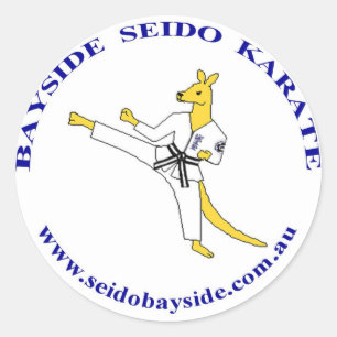 Bayside Kangaroo in Seido Gi Sticker