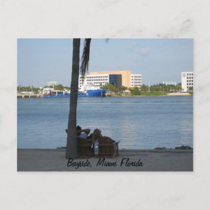 Bayside, Miami Florida Postcard