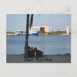 Bayside, Miami Florida Postcard