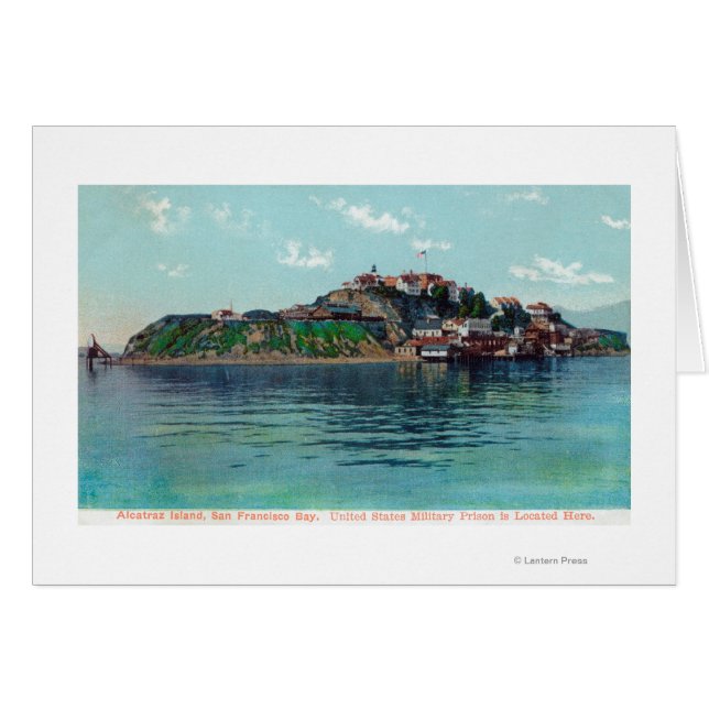 Bayview of Alcatraz Island and Prison (Front Horizontal)