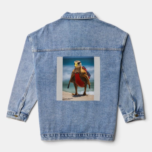 Baywatch Beast Denim Jacket (Back)