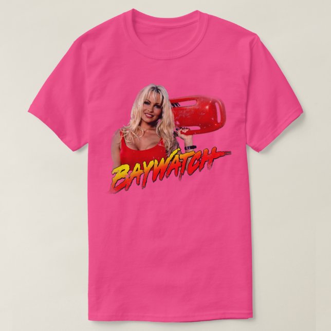 Baywatch distressed T-Shirt (Design Front)