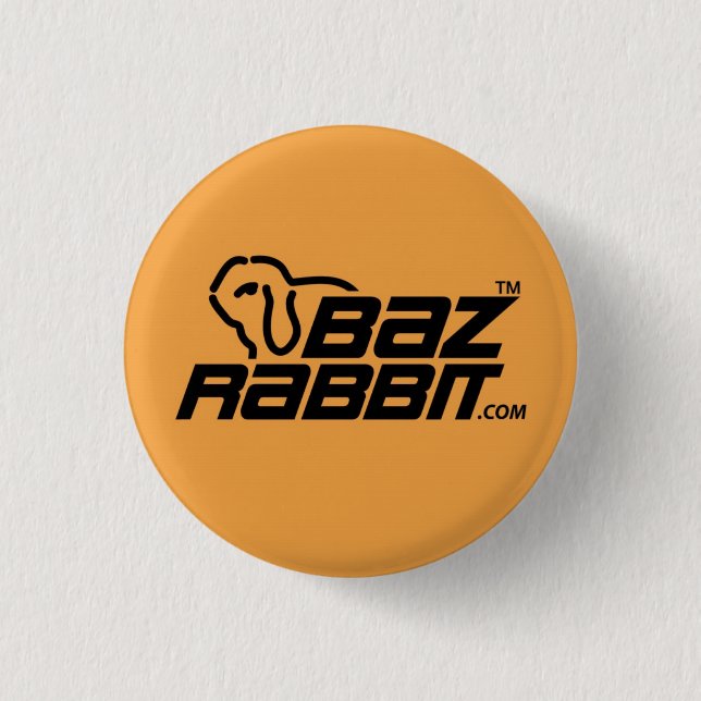 BAZ Rabbit 3 Cm Round Badge (Front)