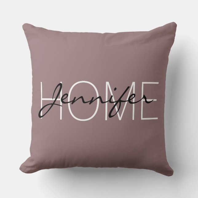 Bazaar colour home monogram cushion (Front)