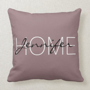 Bazaar colour home monogram cushion