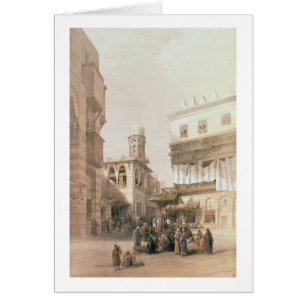 Bazaar of the Coppersmiths, Cairo, from "Egypt and