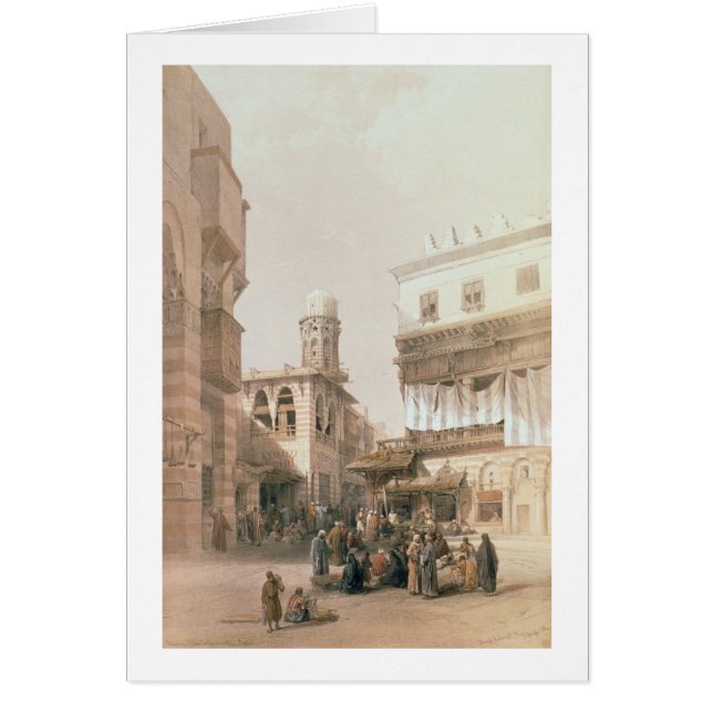 Bazaar of the Coppersmiths, Cairo, from "Egypt and (Front)