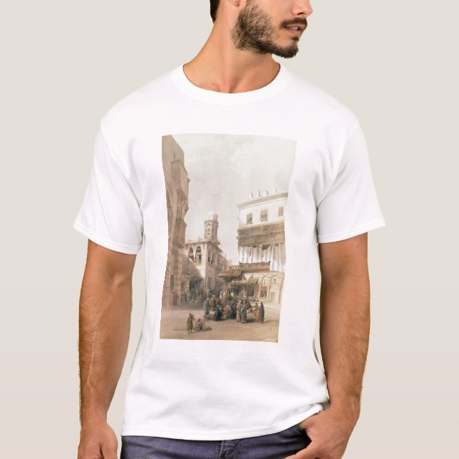 Bazaar of the Coppersmiths, Cairo, from "Egypt and T-Shirt (Front)