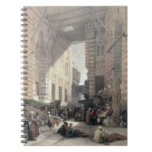 Bazaar of the Silk Merchants, Cairo, from "Egypt a Notebook