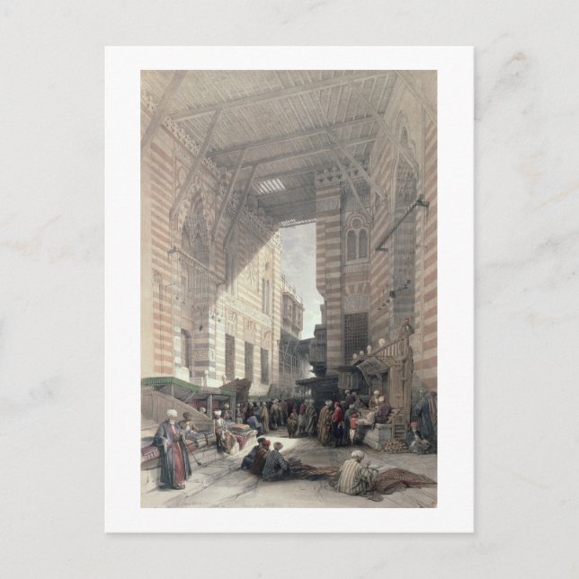 Bazaar of the Silk Merchants, Cairo, from "Egypt a Postcard (Front)