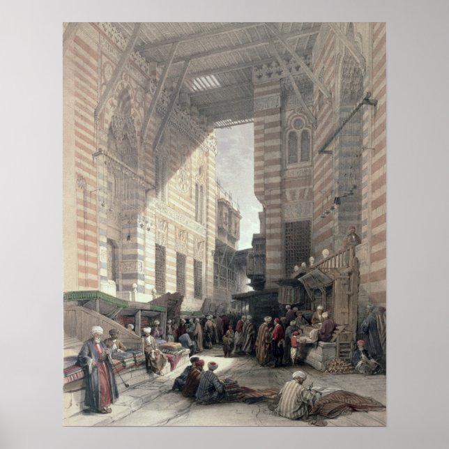 Bazaar of the Silk Merchants, Cairo, from "Egypt a Poster (Front)
