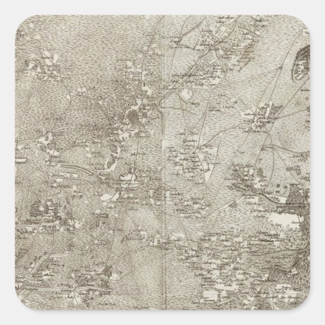 Bazas Square Sticker (Front)