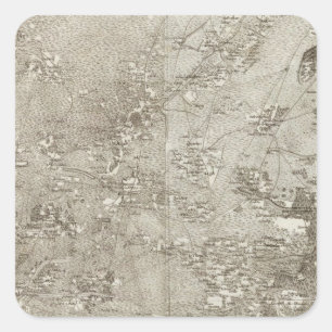 Bazas Square Sticker