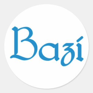 bazi Bayrisch Bavarian Bavarian Bavarian Bavaria B Classic Round Sticker