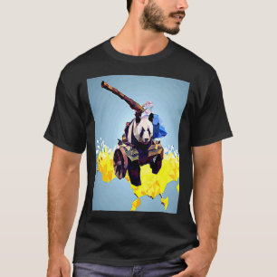 Bazooka Freedom Panda Sláva Ukrayíni T-Shirt