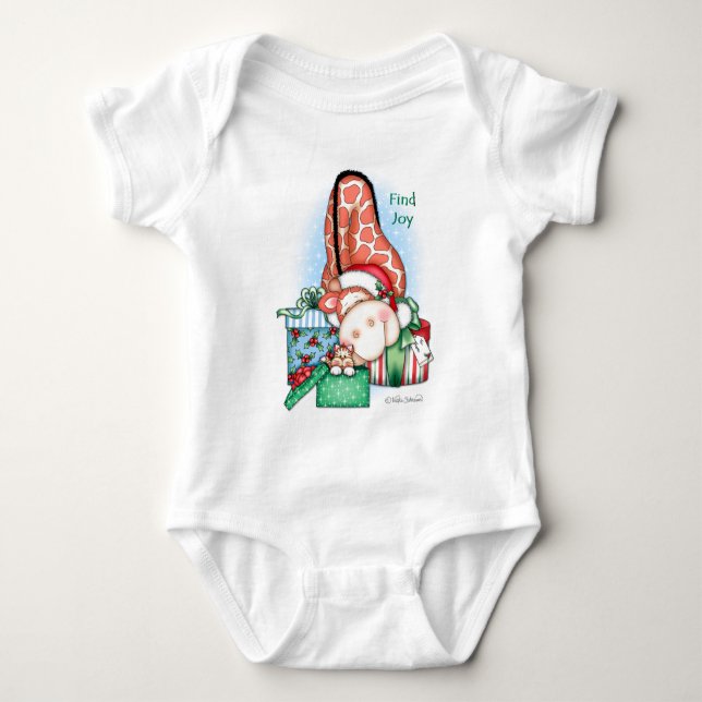 BaZooples "Find Joy" Baby Onsie Bodysuit (Front)