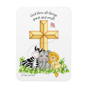 BaZooples "God Bless All Things..." Magnet