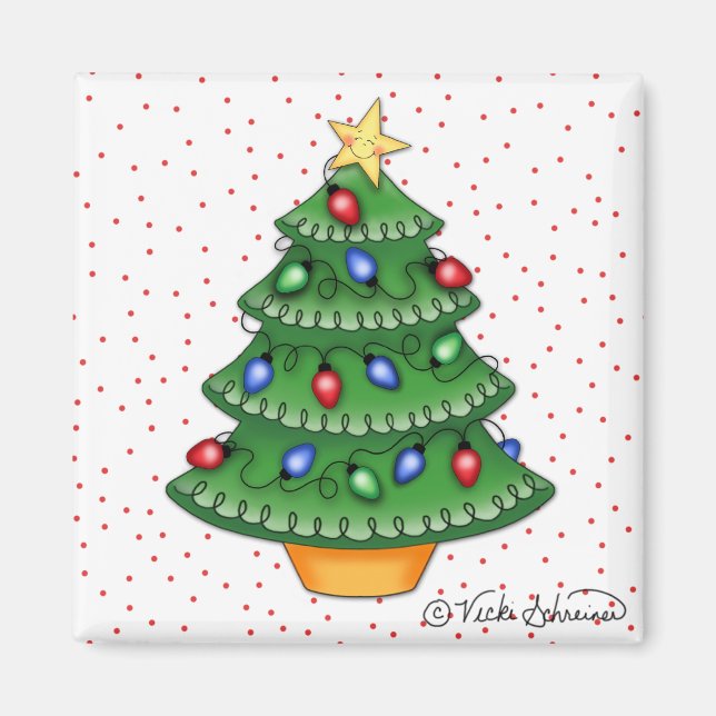 BaZooples Holiday Tree Magnet (Front)