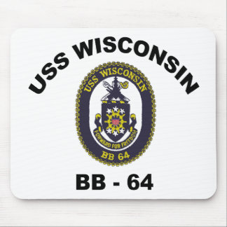 BB-64 USS Wisconsin Mouse Mat